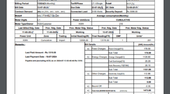 KSEB Bill Download PDF